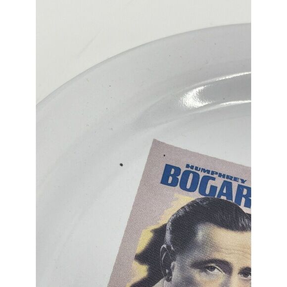 Casablanca 8" Ceramic Plate Pottery Barn TCM Archives 2002 Humphrey Bogart - Picture 3 of 5